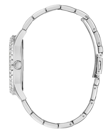 Guess Damen Armbanduhr Glitter Burst 38 mm Glitterburst auf Zifferblatt Armband Edelstahl GW0405L1